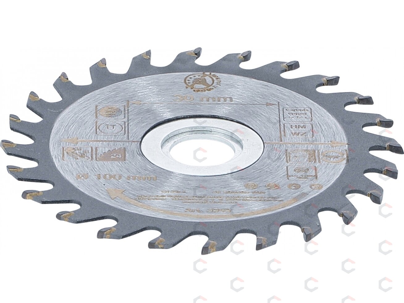 Pjovimo diskas su karbidu | Ø 100 x 30 x 2.1 mm | 24 dantukai (3949) Pjovimo diskas su karbidu | Ø 100 x 30 x 2.1 mm | 24 dantukai (3949)