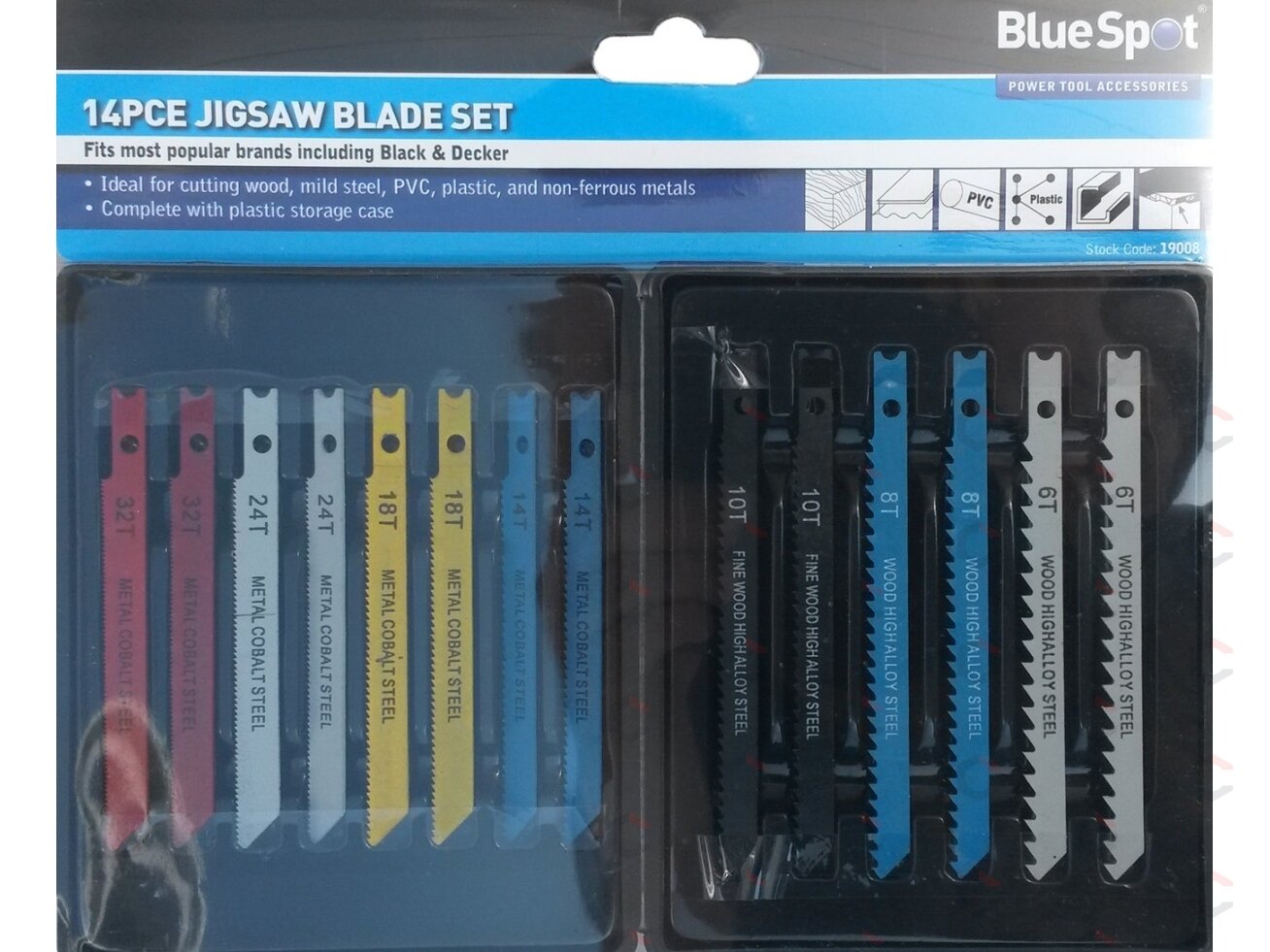 Pjūkliukų rinkinys elektriniam siaurapjūkliui 14 vnt. (JB14B) 2 Pjūkliukų rinkinys elektriniam siaurapjūkliui 14 vnt. (JB14B) 2