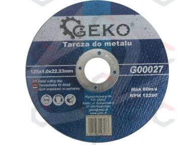 Pjovimo diskas metalui | 125x1.0x22,23 (SK00027) Pjovimo diskas metalui | 125x1.0x22,23 (SK00027)