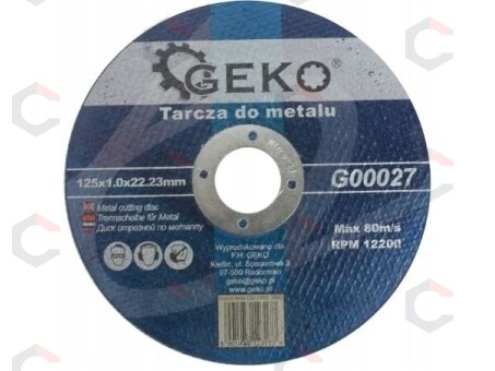 Pjovimo diskas metalui | 125x1.0x22,23 (SK00027) Pjovimo diskas metalui | 125x1.0x22,23 (SK00027)