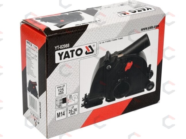 Pjovimo apsauga nuo dulkių | M14 | 125 mm (YT-82988) 2 Pjovimo apsauga nuo dulkių | M14 | 125 mm (YT-82988) 2