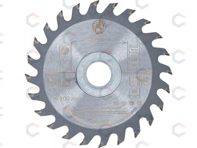Pjovimo diskas su karbidu | Ø 100 x 30 x 2.1 mm | 24 dantukai (3949) 1 Pjovimo diskas su karbidu | Ø 100 x 30 x 2.1 mm | 24 dantukai (3949) 1
