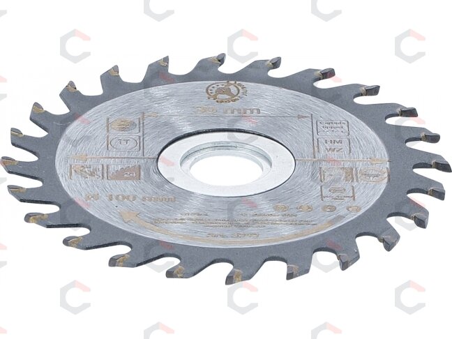 Pjovimo diskas su karbidu | Ø 100 x 30 x 2.1 mm | 24 dantukai (3949) Pjovimo diskas su karbidu | Ø 100 x 30 x 2.1 mm | 24 dantukai (3949)