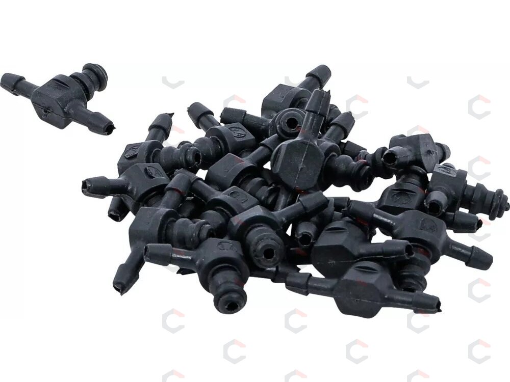 Plastikinių jungčių rinkinys | T-forma | 20 vnt. (8107-20)