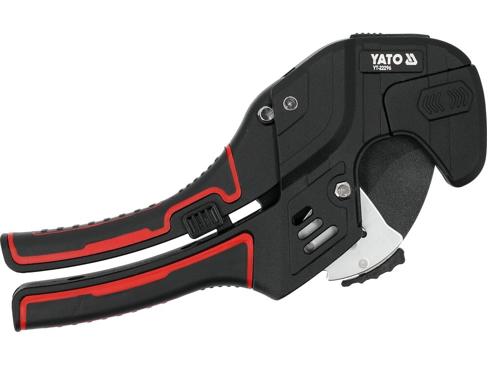 Plastikinių vamzdžių pjoviklis YATO Twin Cut | 32–40 mm | PTFE dengtas peilis (YT-22296) Plastikinių vamzdžių pjoviklis YATO Twin Cut | 32–40 mm | PTFE dengtas peilis (YT-22296)