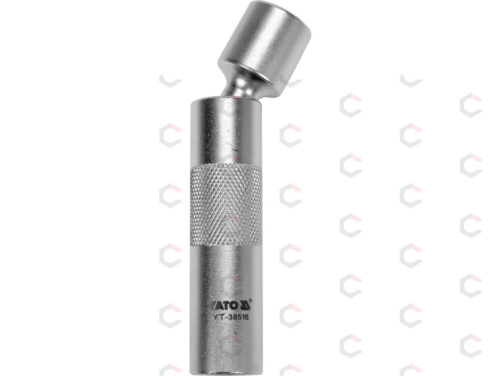 Plonasienė galvutė žvakėms | 14 mm 3/8" | su jungtimi (YT-38516) 1 Plonasienė galvutė žvakėms | 14 mm 3/8" | su jungtimi (YT-38516) 1