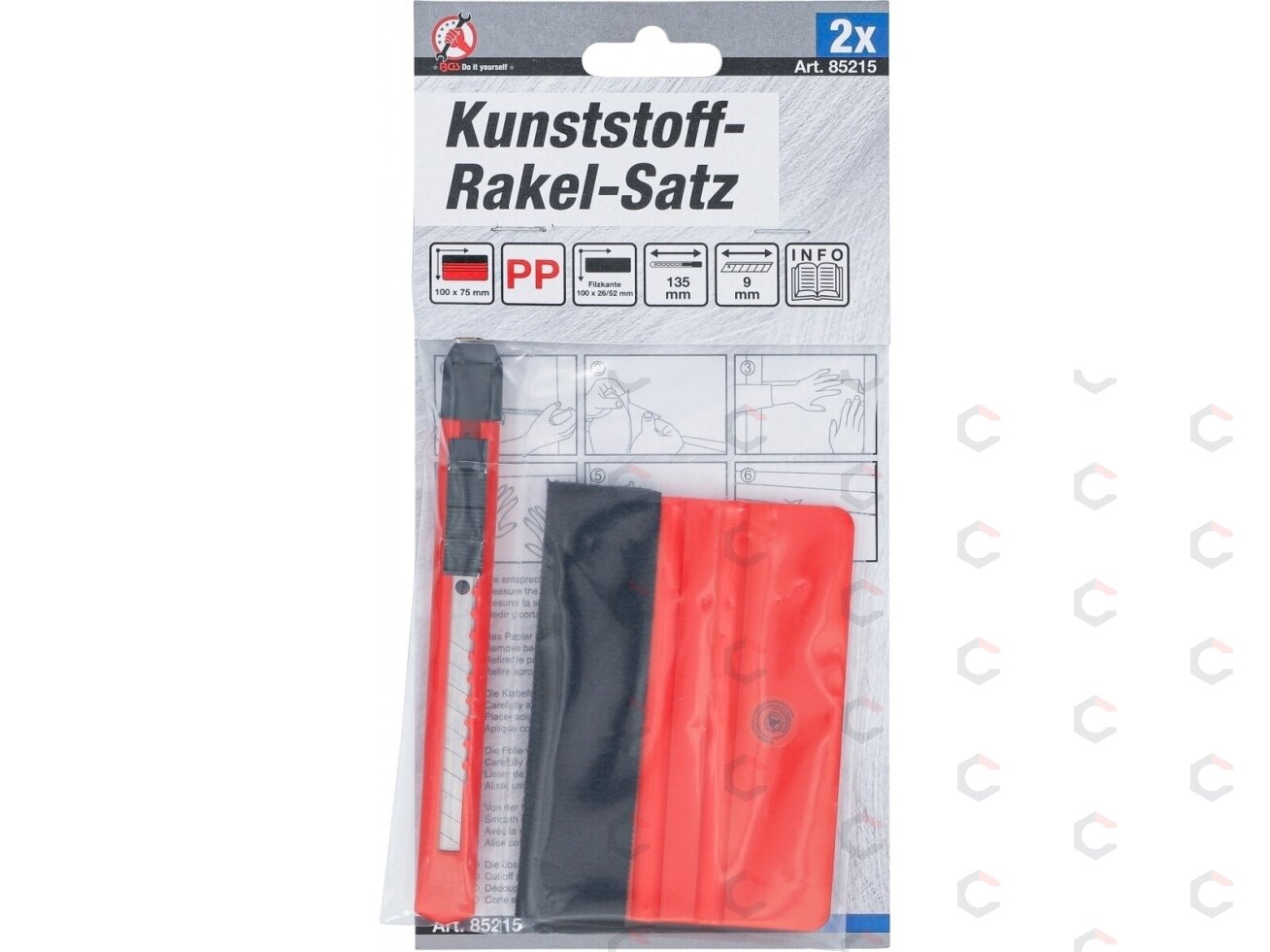 Plastikinė mentelė | su veltinio kraštu | 2 vnt. (85215) 4 Plastikinė mentelė | su veltinio kraštu | 2 vnt. (85215) 4