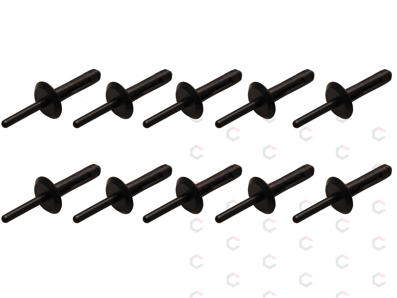 Plastikinės kniedės | 6,3 x 25,2 mm | 10 vnt. (8463-4) Plastikinės kniedės | 6,3 x 25,2 mm | 10 vnt. (8463-4)