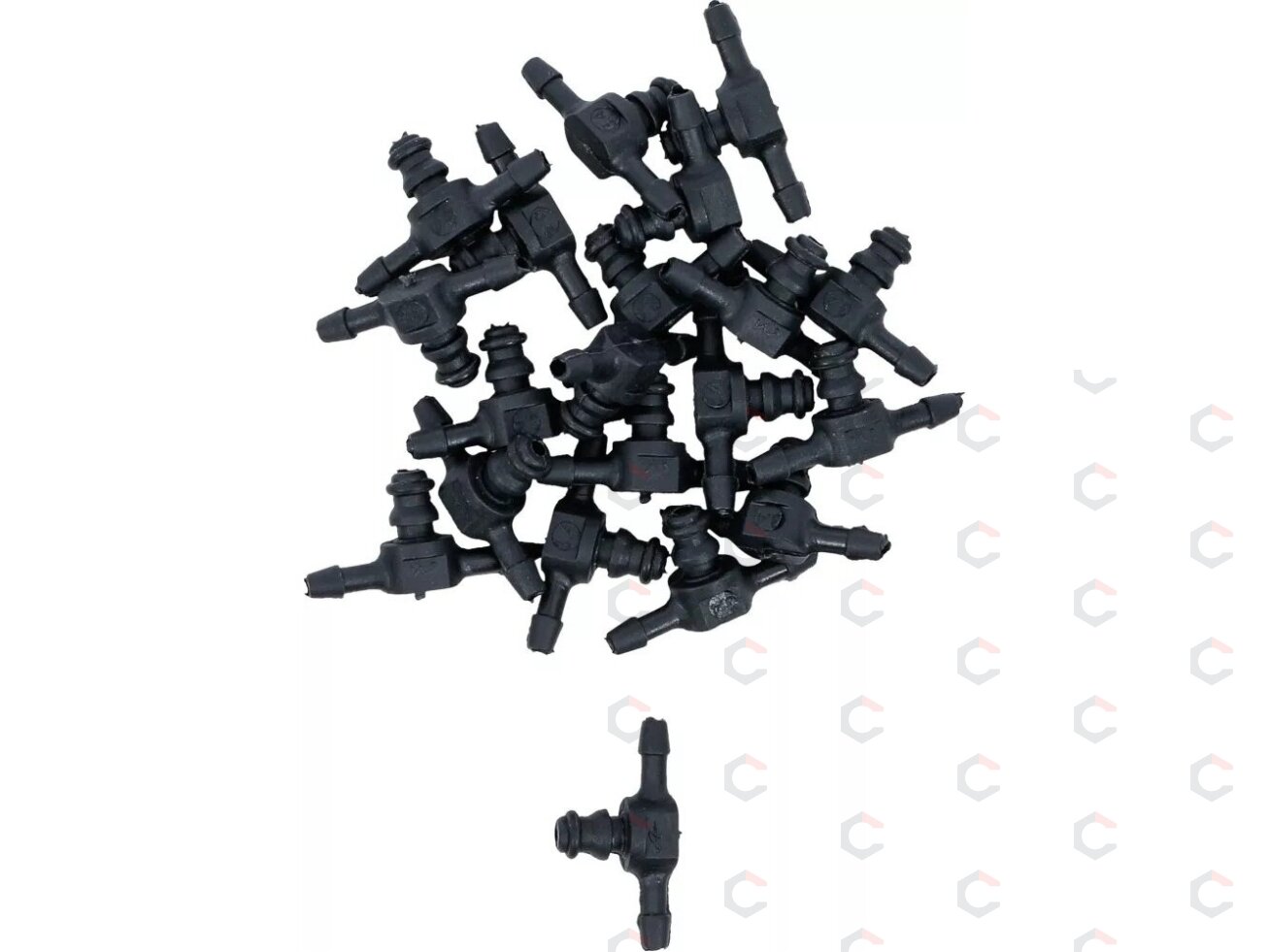 Plastikinių jungčių rinkinys | T-forma | 20 vnt. (8107-20) 3 Plastikinių jungčių rinkinys | T-forma | 20 vnt. (8107-20) 3