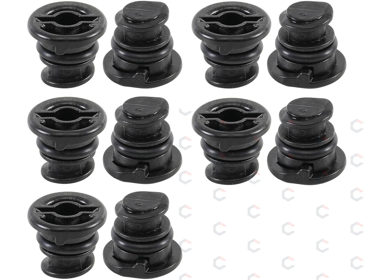 Plastikinių kamščių rinkinys alyvos ertmėms | VAG | 10 vnt. (9536) Plastikinių kamščių rinkinys alyvos ertmėms | VAG | 10 vnt. (9536)