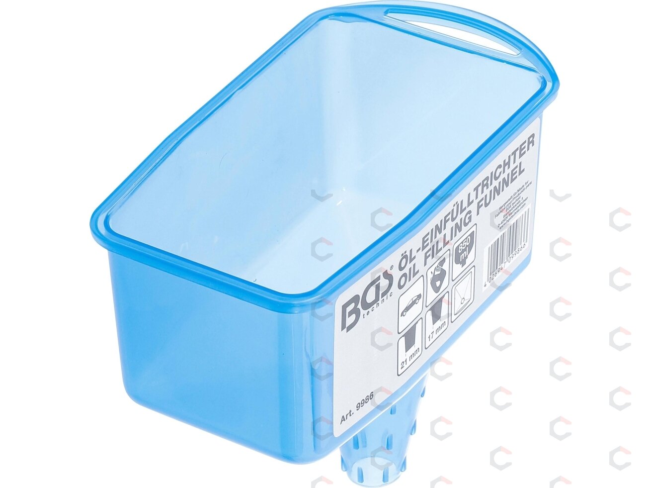 Plataus tipo piltuvėlis alyvai fiksuojamas | 850 ml rezervuaras (9986) Plataus tipo piltuvėlis alyvai fiksuojamas | 850 ml rezervuaras (9986)
