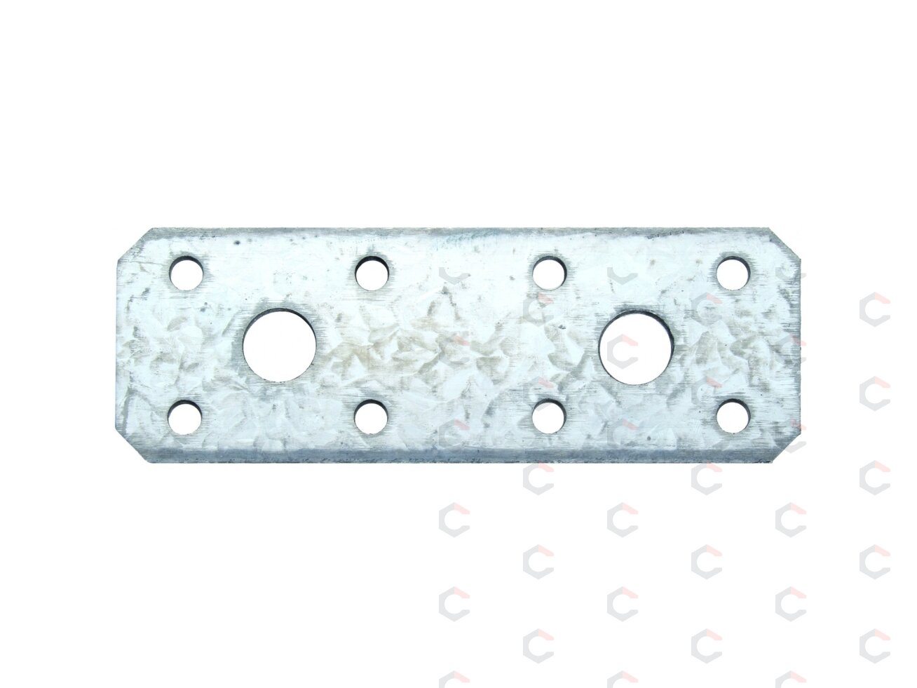 Plieninė plokštelė su skylėmis 100 x 35 x 2.5 mm (80783) Plieninė plokštelė su skylėmis 100 x 35 x 2.5 mm (80783)