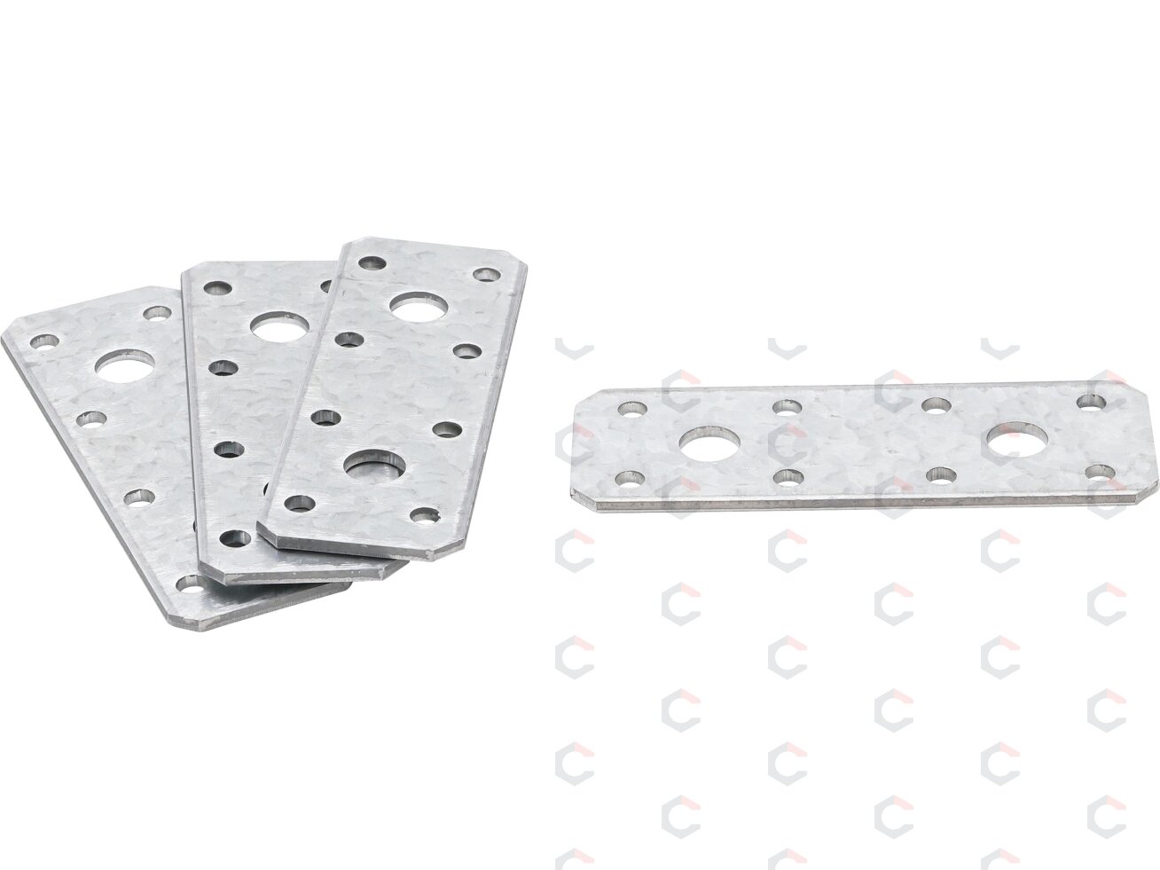 Plieninė plokštelė sujungimui | 100 x 35 x 2,5 mm | 4 vnt. (80784) 2 Plieninė plokštelė sujungimui | 100 x 35 x 2,5 mm | 4 vnt. (80784) 2