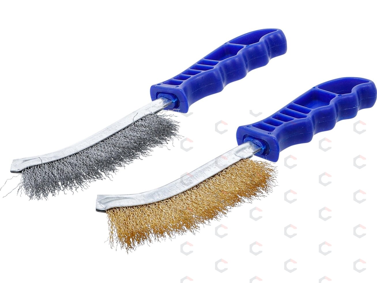 Plieninių vielinių šepečių rinkinys | plienas ir žalvariu dengtas plienas | 260 mm | 2 vnt. (71033) 2 Plieninių vielinių šepečių rinkinys | plienas ir žalvariu dengtas plienas | 260 mm | 2 vnt. (71033) 2