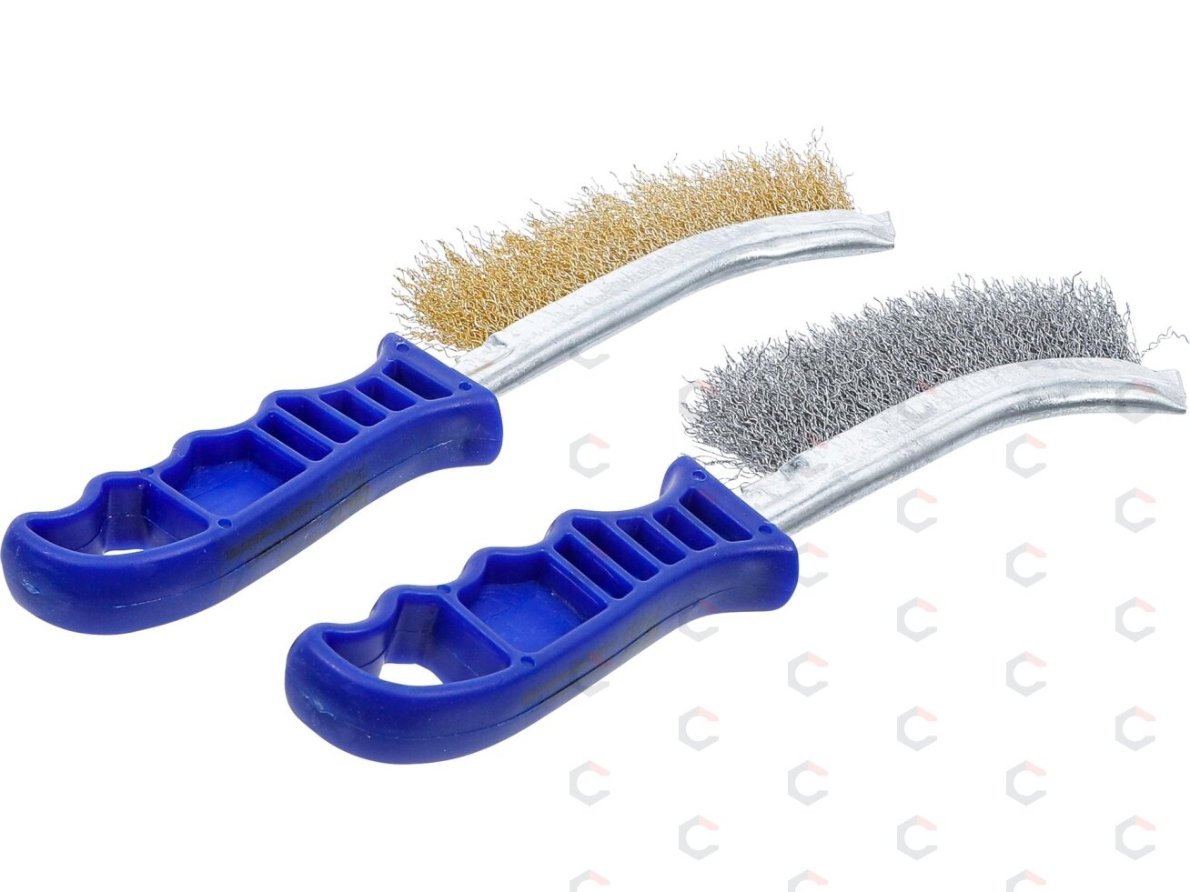Plieninių vielinių šepečių rinkinys | plienas ir žalvariu dengtas plienas | 260 mm | 2 vnt. (71033) Plieninių vielinių šepečių rinkinys | plienas ir žalvariu dengtas plienas | 260 mm | 2 vnt. (71033)