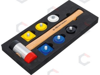 Plaktuko rinkinys su keičiamomis galvutėmis | Ø 43 mm | 9 vnt. (52101) Plaktuko rinkinys su keičiamomis galvutėmis | Ø 43 mm | 9 vnt. (52101)