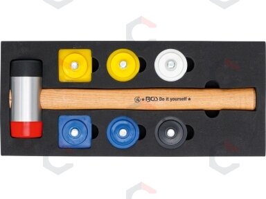 Plaktuko rinkinys su keičiamomis galvutėmis | Ø 43 mm | 9 vnt. (52101) Plaktuko rinkinys su keičiamomis galvutėmis | Ø 43 mm | 9 vnt. (52101)