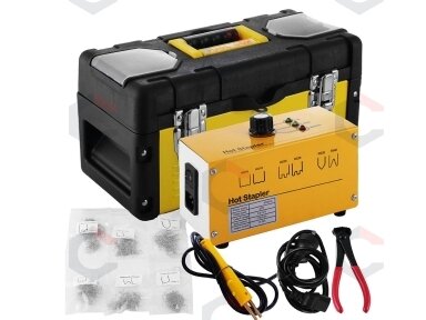 Plastiko remonto sistema / prietaisas | + 600 vnt kniedžių (HS008) Plastiko remonto sistema / prietaisas | + 600 vnt kniedžių (HS008)
