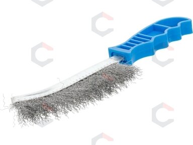 Plieninis šepetys su patogia rankena – 260 mm (3171)