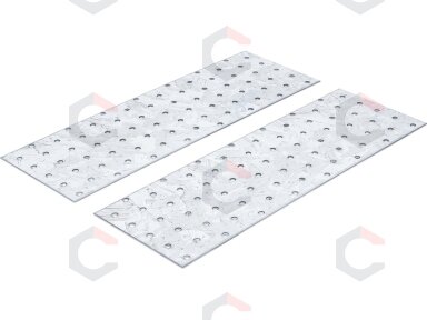 Plieninių plokštelių / jungčių rinkinys | 300 x 100 x 2 mm | 2 vnt. (80788)