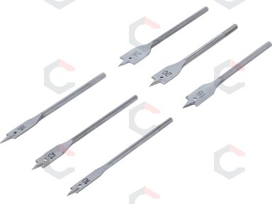 Plunksninių grąžtų rinkinys medienai BGS | 10–25 mm | 150 mm | 6 vnt. (50796) Plunksninių grąžtų rinkinys medienai BGS | 10–25 mm | 150 mm | 6 vnt. (50796)