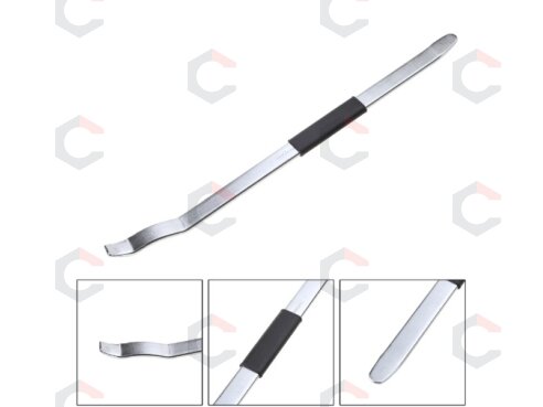 Plokščias laužtuvas padangų montavimui | su rankena | 40cr 500 x 25 x 7.5mm (FC500B) 3