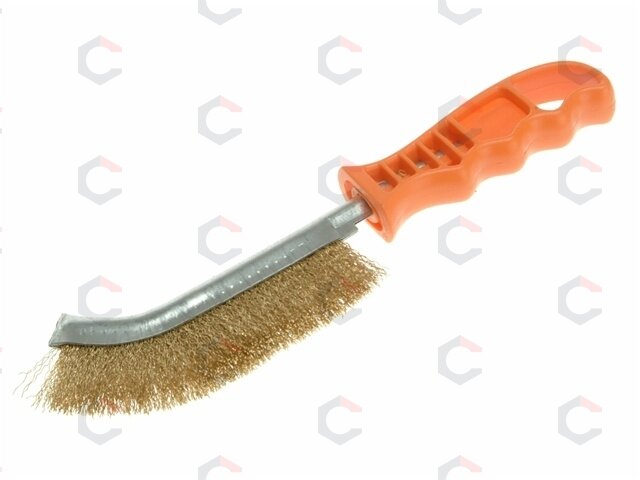 Plieninis šepetys dengtas žalvariu su plastikine rankena (ESEN-7265) 1 Plieninis šepetys dengtas žalvariu su plastikine rankena (ESEN-7265) 1