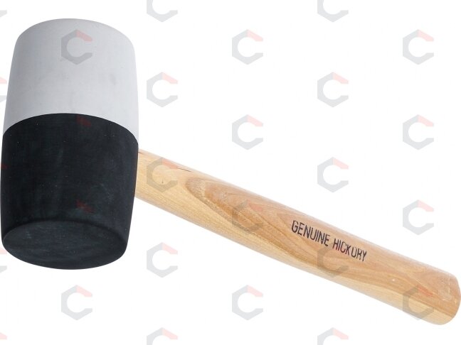 Plaktukas guminis | Hickory rankena | juoda / balta galva Ø 63 mm, 840 g (1969) Plaktukas guminis | Hickory rankena | juoda / balta galva Ø 63 mm, 840 g (1969)
