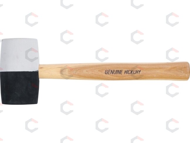 Plaktukas guminis | Hickory rankena | juoda / balta galva Ø 63 mm, 840 g (1969) 4 Plaktukas guminis | Hickory rankena | juoda / balta galva Ø 63 mm, 840 g (1969) 4