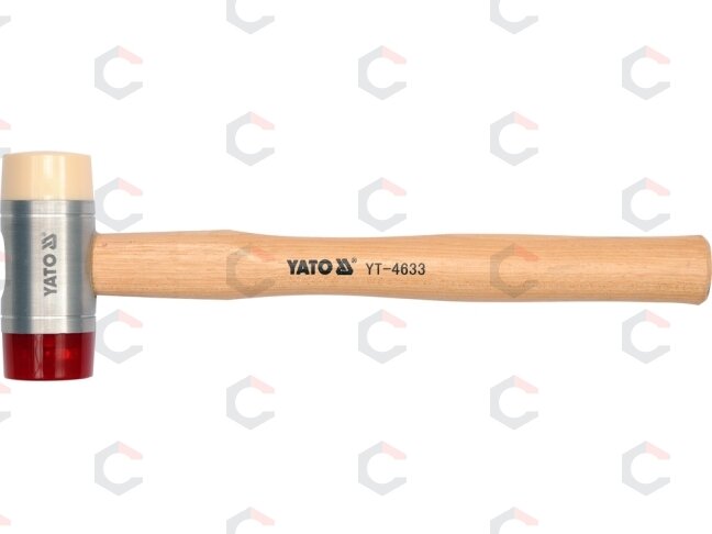 Plaktukas PU / nailonas | Hickory rankena | Ø 22 mm (YT-4630) Plaktukas PU / nailonas | Hickory rankena | Ø 22 mm (YT-4630)
