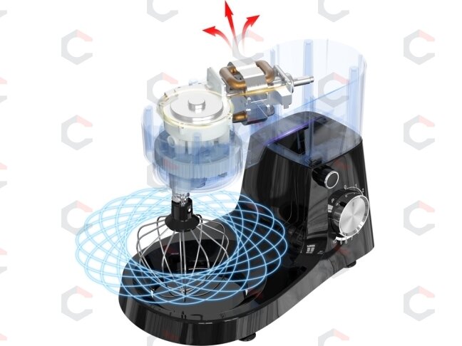 Planetarinis mikseris | 1500 W | 4L | 10 greičių (67812) 9 Planetarinis mikseris | 1500 W | 4L | 10 greičių (67812) 9