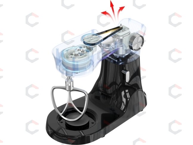 Planetarinis mikseris | 2000 W | 6L | 10 greičių + turbo | timer (67814) 7