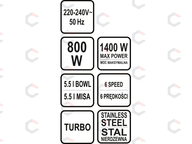 Planetarinis mikseris | 800 w (67805) 6