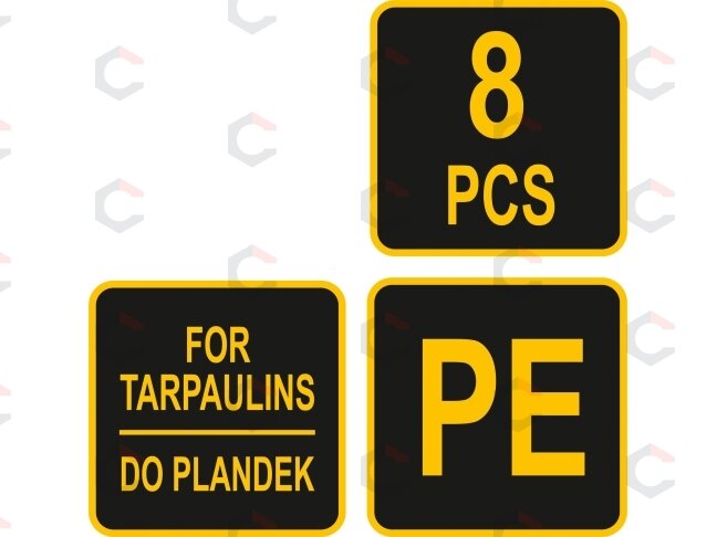 Plastikiniai klipsai / laikikliai | Tentų / palapinių tvirtinimui | 8 vnt. (85174) 2 Plastikiniai klipsai / laikikliai | Tentų / palapinių tvirtinimui | 8 vnt. (85174) 2