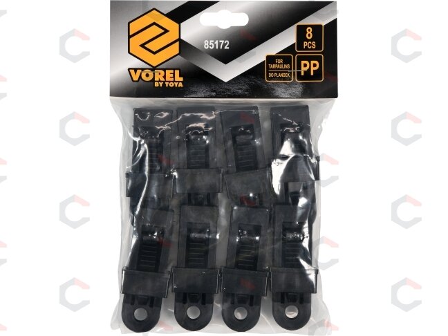 Plastikiniai nailoniniai klipsai | Tentų / palapinių tvirtinimui | 8 vnt. (85172) 1 Plastikiniai nailoniniai klipsai | Tentų / palapinių tvirtinimui | 8 vnt. (85172) 1