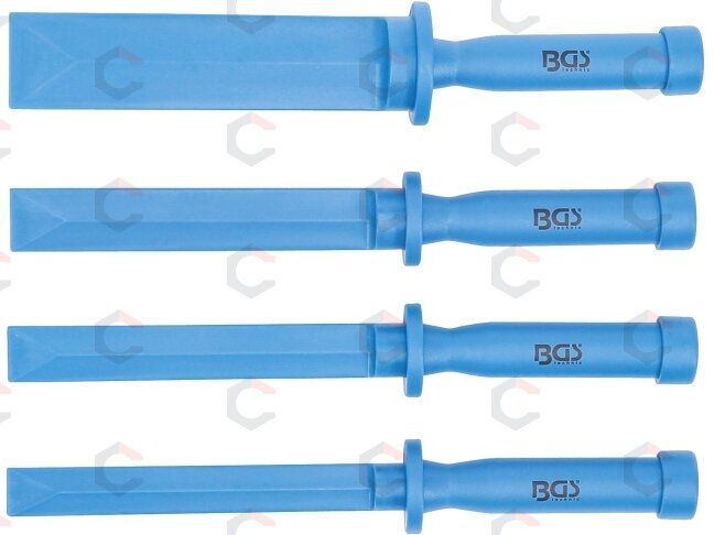 Plastikinių gramdiklių komplektas | 19 - 22 - 25 - 38 mm plotis | 4 vnt. (366) 4