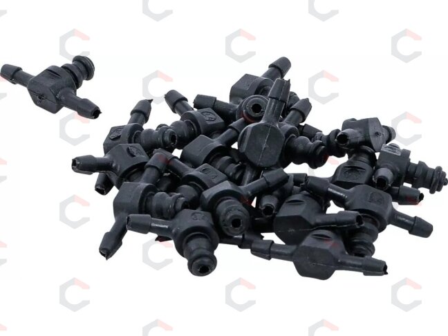 Plastikinių jungčių rinkinys | T-forma | 20 vnt. (8107-20)