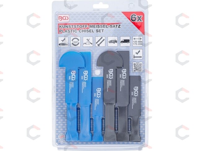 Plastikinių kaltų rinkinys | 6 vnt. (368) 3 Plastikinių kaltų rinkinys | 6 vnt. (368) 3