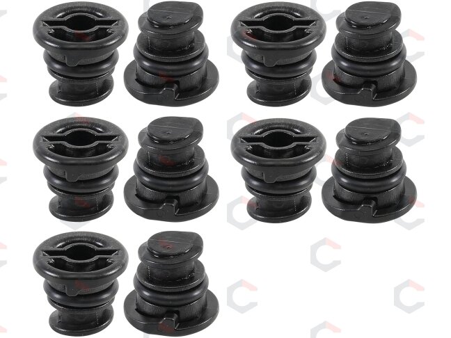 Plastikinių kamščių rinkinys alyvos ertmėms | VAG | 10 vnt. (9536) Plastikinių kamščių rinkinys alyvos ertmėms | VAG | 10 vnt. (9536)