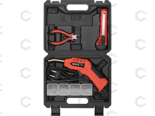Plastiko remonto sistema | Karšto segiklio plastiko suvirinimo rinkinys | 60W (YT-824485) Plastiko remonto sistema | Karšto segiklio plastiko suvirinimo rinkinys | 60W (YT-824485)