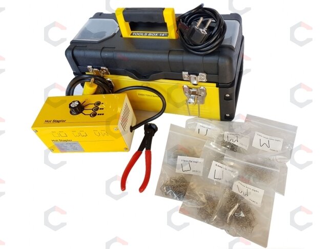 Plastiko remonto sistema / prietaisas | + 600 vnt kniedžių (HS008) 3 Plastiko remonto sistema / prietaisas | + 600 vnt kniedžių (HS008) 3