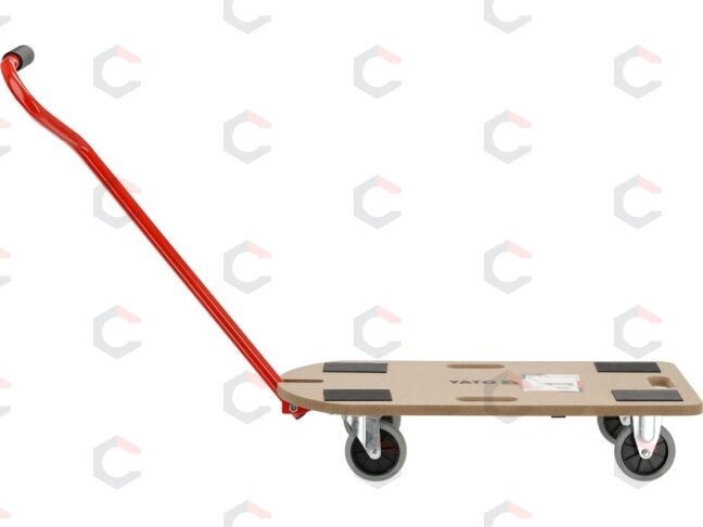 Platforminis vežimėlis su rankena | 250 kg | 700 x 375 mm (YT-37423) Platforminis vežimėlis su rankena | 250 kg | 700 x 375 mm (YT-37423)