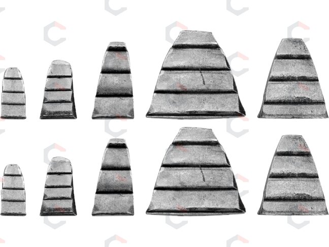 Pleištai plaktukams | 10 vnt. (99472) Pleištai plaktukams | 10 vnt. (99472)
