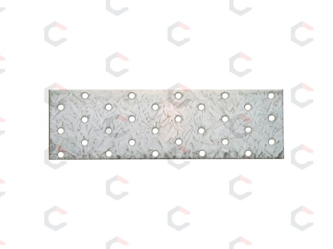Plieninė plokštelė su skylėmis 200 x 60 mm (80785) Plieninė plokštelė su skylėmis 200 x 60 mm (80785)