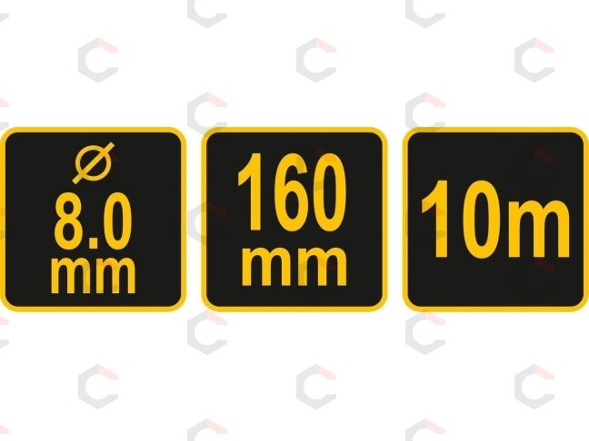 Plieniniai kaiščiai mūro linijoms tvirtinti l cinkuoti | 10m pinta virvė (17435) 2 Plieniniai kaiščiai mūro linijoms tvirtinti l cinkuoti | 10m pinta virvė (17435) 2