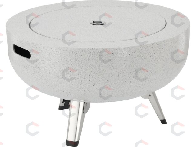 Plieninis židinys su grotelėmis | 3 viename: grilis, stalas, židinys | 43,5 cm (99718) 4 Plieninis židinys su grotelėmis | 3 viename: grilis, stalas, židinys | 43,5 cm (99718) 4