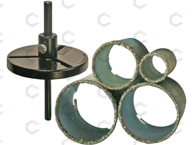 Plytelių gręžimo rinkinys | 33–73 mm | 6 vnt. (3910) Plytelių gręžimo rinkinys | 33–73 mm | 6 vnt. (3910)