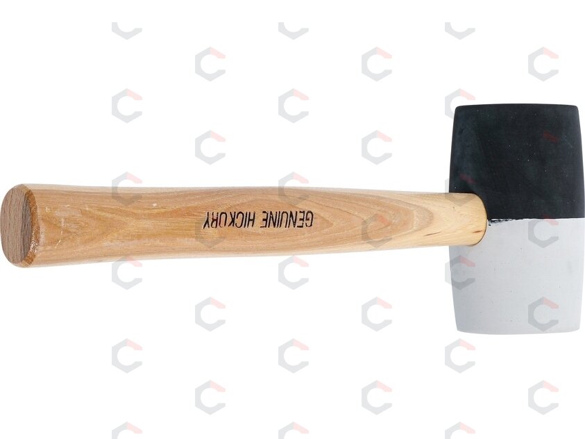 Plaktukas guminis | Hickory rankena | juoda / balta galva Ø 63 mm, 840 g (1969) 3 Plaktukas guminis | Hickory rankena | juoda / balta galva Ø 63 mm, 840 g (1969) 3