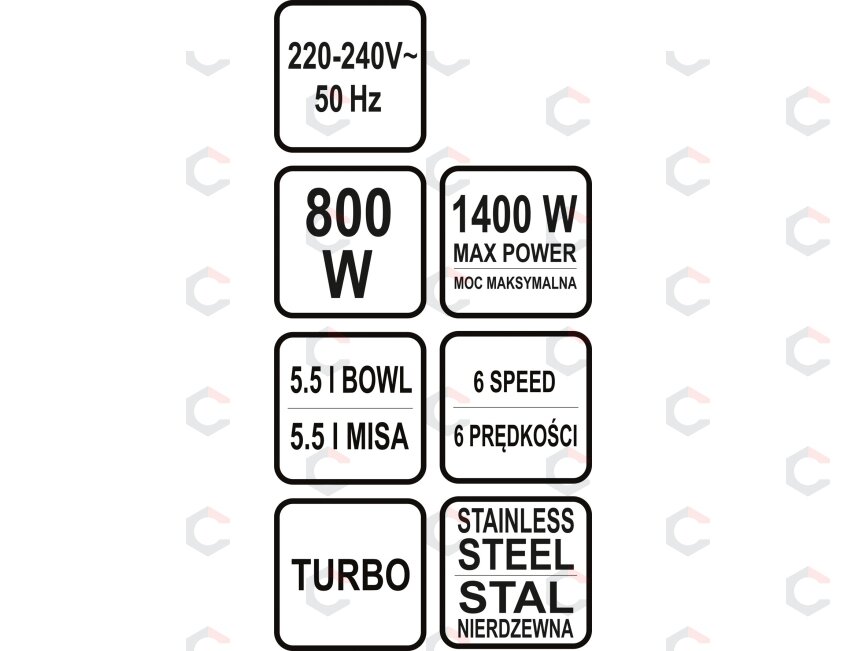 Planetarinis mikseris | 800 w (67805) 6