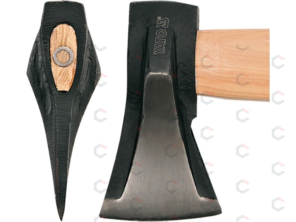 Pleištinis skaldymo kirvis | 515 mm | 1000 g (YT-8011) 1 Pleištinis skaldymo kirvis | 515 mm | 1000 g (YT-8011) 1